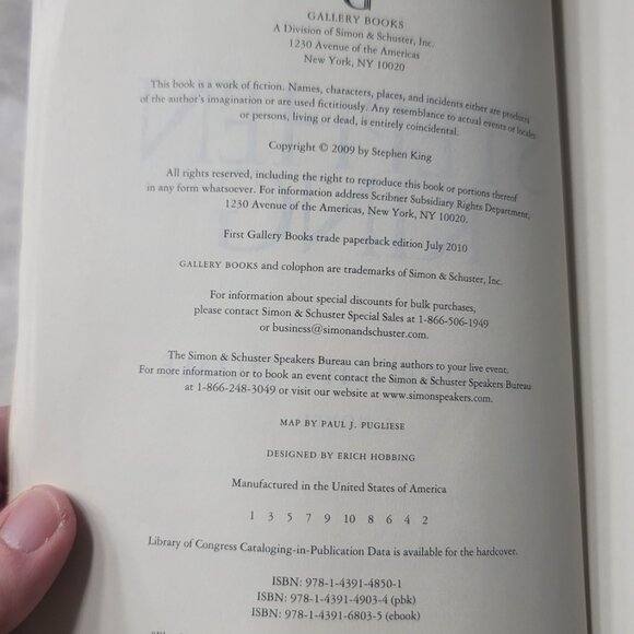 #361 Steven King Under The Dome Book - Picture 7 of 7